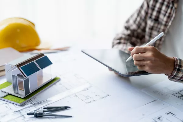 
Aanbouw woning met openslaande deuren